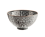 Richard Ginori 1735 "Labirinto" Nero Gio Ponti Bowl