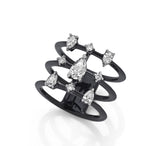 Mariani 18kt White Gold Phantom Diamond Ring