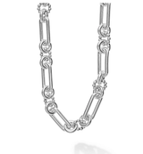 LAGOS Signature Caviar
Sterling Silver Link Necklace