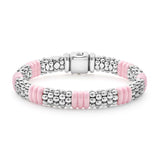 LAGOS "Pink Caviar" Ceramic Caviar Beaded Bracelet, Size 7 | Louis Anthony Jewelers