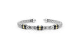 "Black Caviar" Station Black Ceramic Versa Torque Bracelet