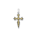 LAGOS "Anthem" Two-Tone Medieval Cross Amulet