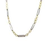 Armenta Paperclip and Oval Chain Link 16.5" Necklace
