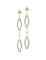 Armenta Jewelry Crivelli With Grey Diamonds Drop Earrings