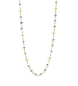 Armenta Labradorite with Crivelli Link 32" 18kt Gold Necklace