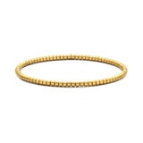 Hulchi Belluni "Tresore" Men's Stretch Bracelet in 18kt Yellow Gold