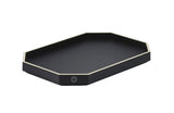 Baccarat Octogone Tray S - Black