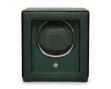 Wolf 1834 Cub Green Single Watch Winder With Cover
