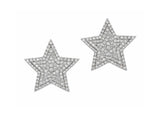 Affair" Infinity 14kt Yellow Gold Large Star Diamond Stud Earrings