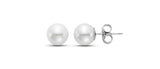 9-9.5MM Pearl Stud Earrings in 14kt White Gold (Copy)