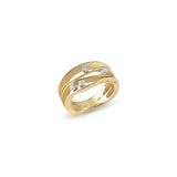 “Dune” 18kt Yellow Gold Diamond Ring
