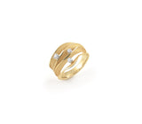 “Dune” 18kt Sunrise Gold Diamond Ring