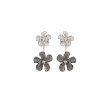 “Cherry Bloom” 18kt Gold Diamond Earrings