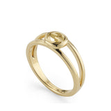 "Interlocking G" 18kt Yellow Gold Ring