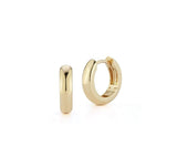 14kt Yellow Gold Small Huggie Hoop Earrings
