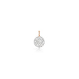 18kt Yellow Gold Small Diamond Pebble Locket