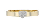 Phillips House "Love Always" Affair 14kt Yellow Gold Heart Diamond Bracelet