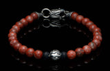 William Henry "Brookings" Red Jasper Beaded Large Bracelet