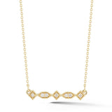 Barbela Design Diamond Chelsea 14kt Yellow Gold Necklace