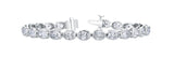 Louis Anthony Jewelers 18kt White Gold Diamond Tennis Bracelet