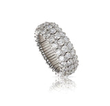 Roberto Demeglio "Extensible" Giotto Diamond 18kt White Gold Stretch Ring