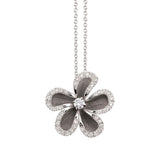 Annamaria Cammilli “Cherry Bloom” 18kt Gold Diamond Pendant Necklace