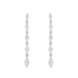 Etho Maria Diamond Drop Earrings in 18kt White Gold