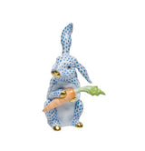 Large Bunny With Carrot - Blue