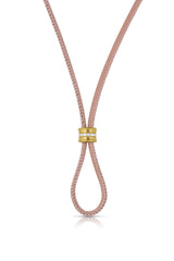 Leather Cord with Diamond Slider - All Colors - Leigh Maxwell Jewelry