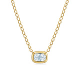 Kwiat ASHOKA® Pendant Necklace with a Bezel-Set Diamond in 18kt Yellow Gold