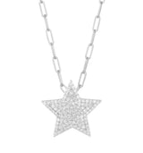 Phillips House "Affair" Infinity 14kt White Gold Large Diamond Star Necklace