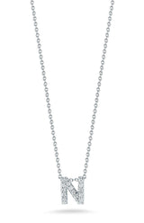 Roberto Coin "Tiny Treasures" Love Letter N in Diamonds