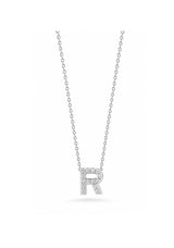 "Tiny Treasures" Love Letter R in Diamonds