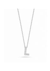 "Tiny Treasures" Love Letter L in Diamonds