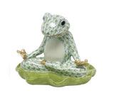 Herend Yoga Frog - Key Lime