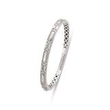 Terzihan Diamond Shield Slim Bracelet in 18K White Gold