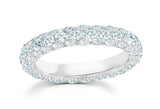 Graziela Gems Diamond 3-Sided Band in 18kt White Gold