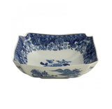 Mottahedeh Imperial Blue Scalloped Bowl