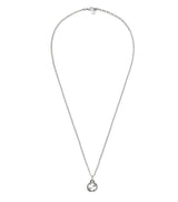 Gucci "Interlocking G" Aureco Sterling Silver Pendant Necklace
