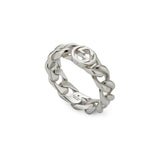 Gucci "Interlocking G" Sterling Silver Ring