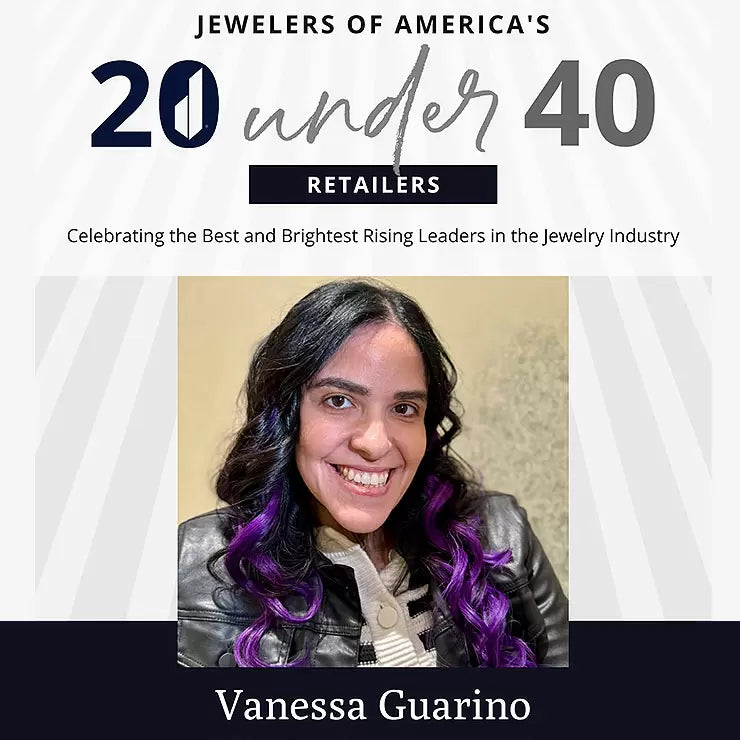 Vanessa Guarino Named to Jewelers of America’s 2025 20 Under 40 List