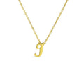 Roberto Coin "Tiny Treasures" Small Script Initial ‘I’ Pendant On Chain