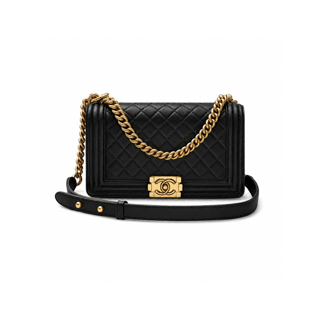 Chanel Caviar Quilted Medium Boy Flap