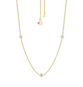 Roberto Coin "Diamonds by the Inch" Women's Necklace with 3 Diamond Stations