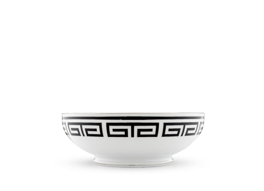 "Labirinto" Nero Salad Bowl