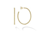 LAGOS " Caviar Gold" Caviar Hoop Earrings in 18kt Yellow Gold