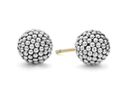 "Signature Caviar" Beaded Stud Earrings