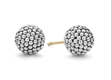 "Signature Caviar" Beaded Stud Earrings