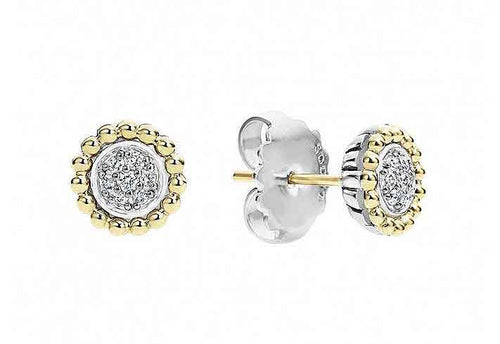 LAGOS "Caviar Lux" Diamond Stud Earrings