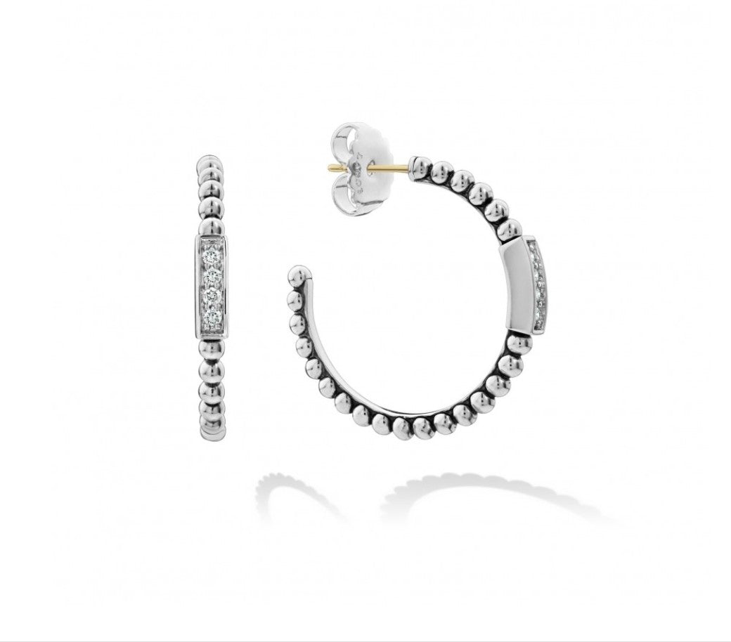 LAGOS "Caviar Spark" Hoop Earrings